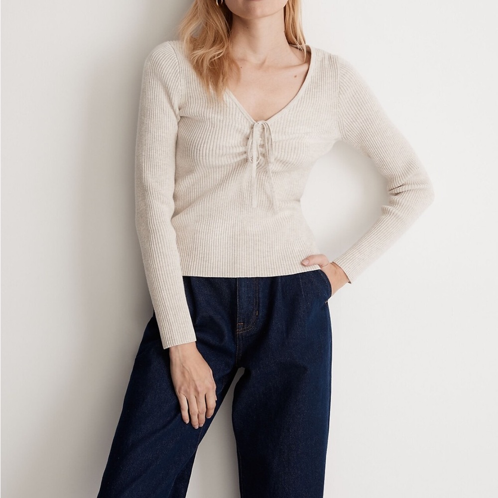 NWT Riverbend Cinched Pullover Sweater